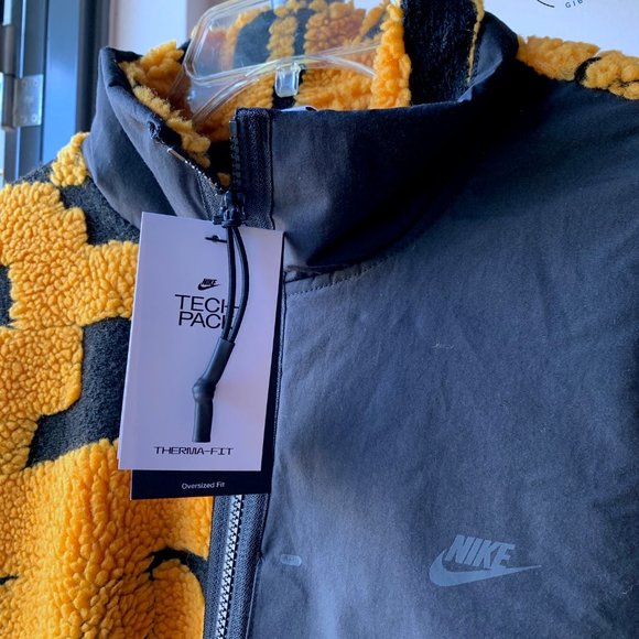 NWT $170 Nike MENS JACKET COAT Sportswear Therma-FIT Tech Pack Engineered Fleece - Picture 2 of 11